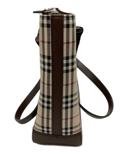 BURBERRY（バーバリー）BURBERRY (バーバリー) ハンドバッグ ベージュの古着・服飾アイテム