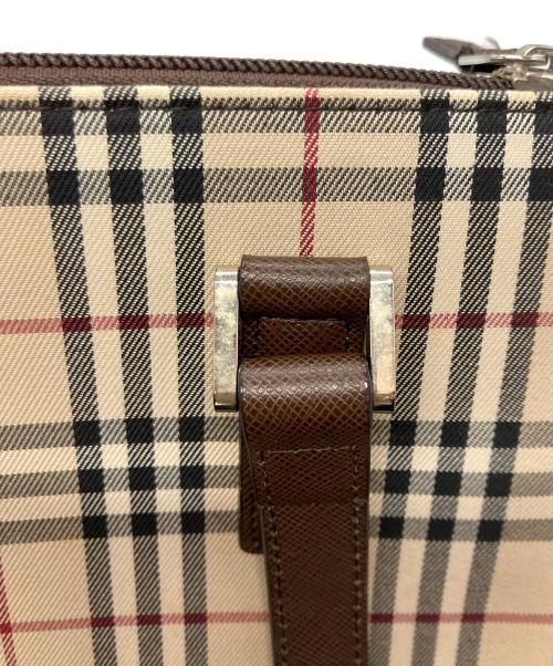 BURBERRY（バーバリー）BURBERRY (バーバリー) ハンドバッグ ベージュの古着・服飾アイテム