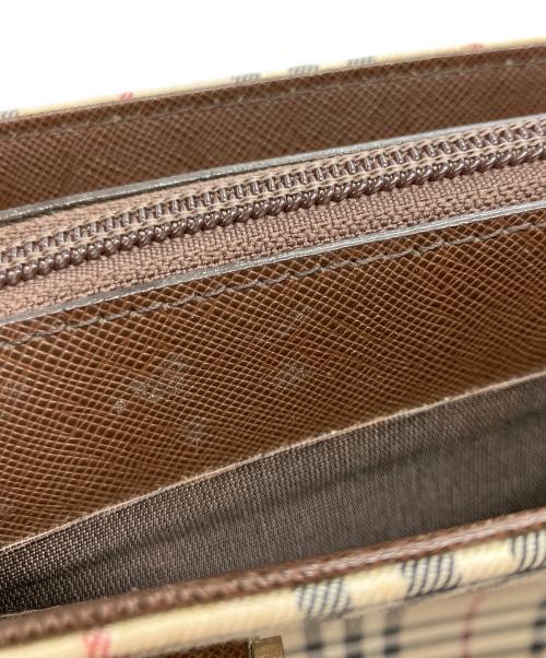 BURBERRY（バーバリー）BURBERRY (バーバリー) ハンドバッグ ベージュの古着・服飾アイテム