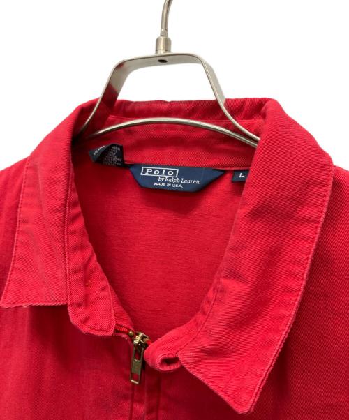 POLO RALPH LAUREN（ポロ・ラルフローレン）POLO RALPH LAUREN (ポロ・ラルフローレン) スイングトップ レッド サイズ:Lの古着・服飾アイテム