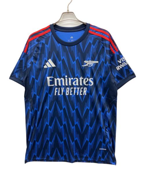 adidas（アディダス）adidas (アディダス) ゲームシャツ ネイビー サイズ:XLの古着・服飾アイテム