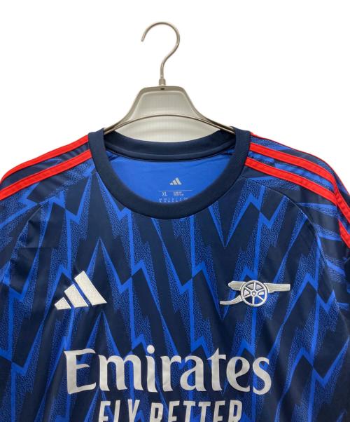 adidas（アディダス）adidas (アディダス) ゲームシャツ ネイビー サイズ:XLの古着・服飾アイテム