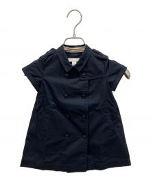 BURBERRY CHILDREN（バーバリー チルドレン）の古着「半袖トレンチコート」｜ネイビー