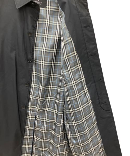 BURBERRY BLACK LABEL（バーバリーブラックレーベル）BURBERRY BLACK LABEL (バーバリーブラックレーベル) ステンカラーコート ブラック サイズ:Lの古着・服飾アイテム