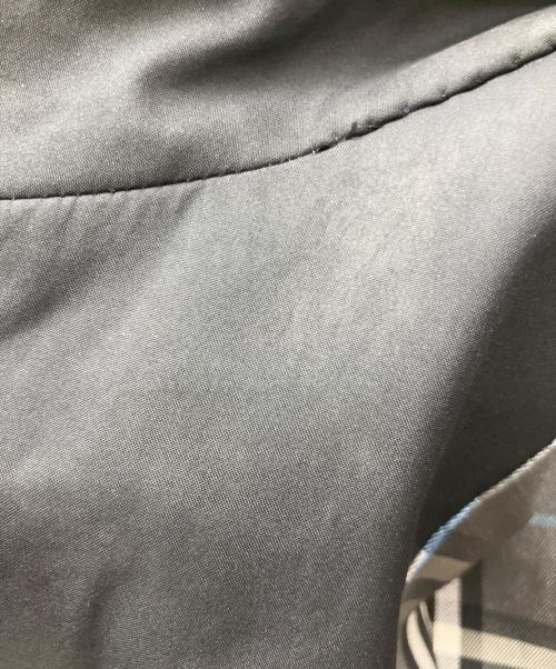 BURBERRY BLACK LABEL（バーバリーブラックレーベル）BURBERRY BLACK LABEL (バーバリーブラックレーベル) ステンカラーコート ブラック サイズ:Lの古着・服飾アイテム