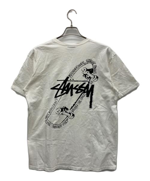 stussy（ステューシー）stussy (ステューシー) 半袖Tシャツ ホワイト サイズ:XLの古着・服飾アイテム