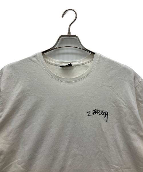 stussy（ステューシー）stussy (ステューシー) 半袖Tシャツ ホワイト サイズ:XLの古着・服飾アイテム