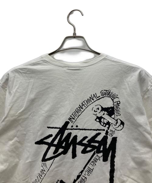 stussy（ステューシー）stussy (ステューシー) 半袖Tシャツ ホワイト サイズ:XLの古着・服飾アイテム