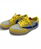 NIKE×Travis Scottナイキ×トラヴィススコット）の古着「ローカットスニーカー」｜イエロー×ホワイト