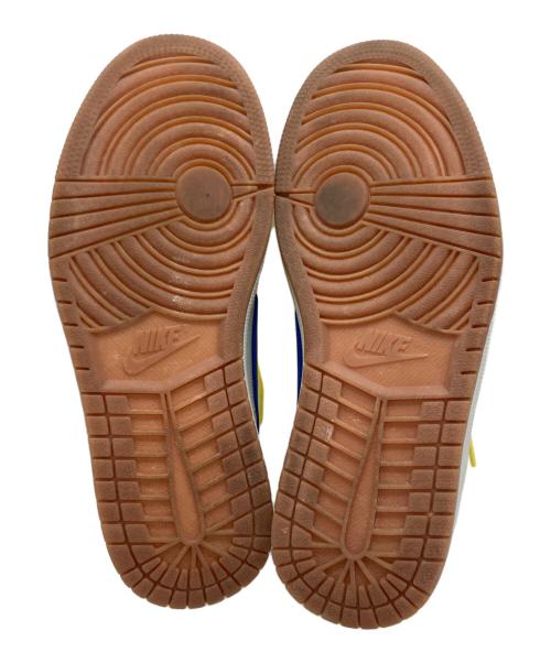 NIKE（ナイキ）NIKE (ナイキ) TRAVIS SCOTT (トラヴィススコット) ローカットスニーカー イエロー×ホワイト サイズ:26.5の古着・服飾アイテム