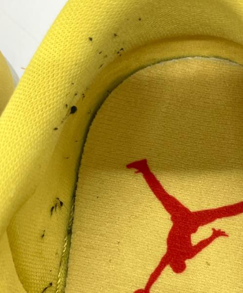 NIKE（ナイキ）NIKE (ナイキ) TRAVIS SCOTT (トラヴィススコット) ローカットスニーカー イエロー×ホワイト サイズ:26.5の古着・服飾アイテム