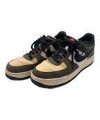NIKEナイキ）の古着「ローカットスニーカー」｜グリーン×ベージュ