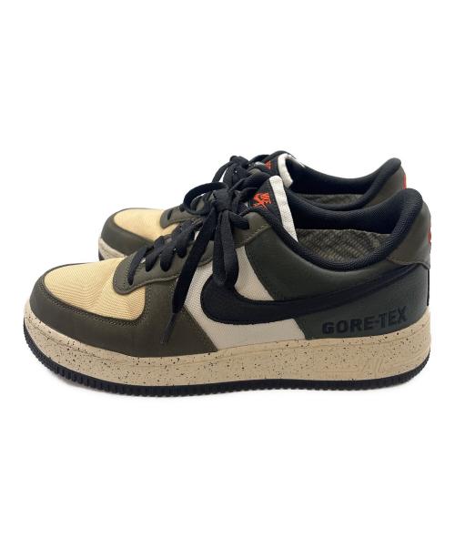 NIKE（ナイキ）NIKE (ナイキ) ローカットスニーカー グリーン×ベージュ サイズ:27.5cmの古着・服飾アイテム