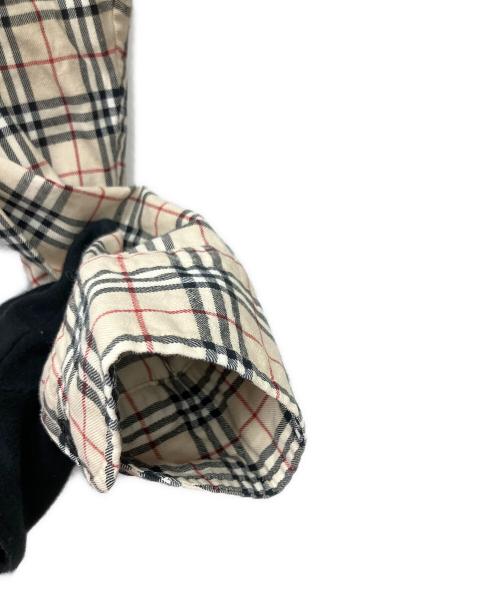 BURBERRY BLACK LABEL（バーバリーブラックレーベル）BURBERRY BLACK LABEL (バーバリーブラックレーベル) 長袖シャツ ベージュ×ブラック サイズ:Lの古着・服飾アイテム