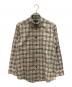 BURBERRY BLACK LABEL（バーバリーブラックレーベル）の古着「長袖シャツ」｜ベージュ×ブラック