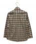 BURBERRY BLACK LABEL (バーバリーブラックレーベル) 長袖シャツ ベージュ×ブラック サイズ:L：9000円