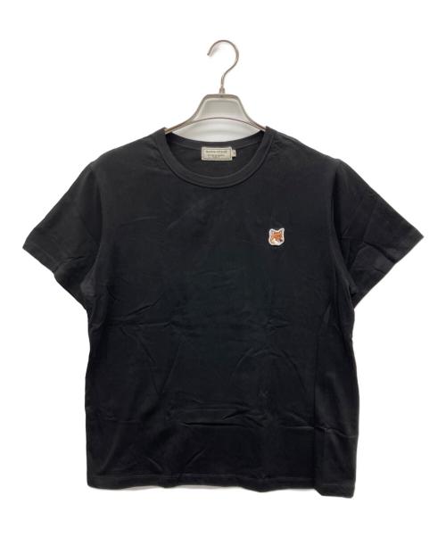 maison kitsune（メゾンキツネ）maison kitsune (メゾンキツネ) 半袖カットソー ブラック サイズ:Mの古着・服飾アイテム