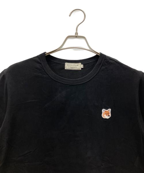 maison kitsune（メゾンキツネ）maison kitsune (メゾンキツネ) 半袖カットソー ブラック サイズ:Mの古着・服飾アイテム