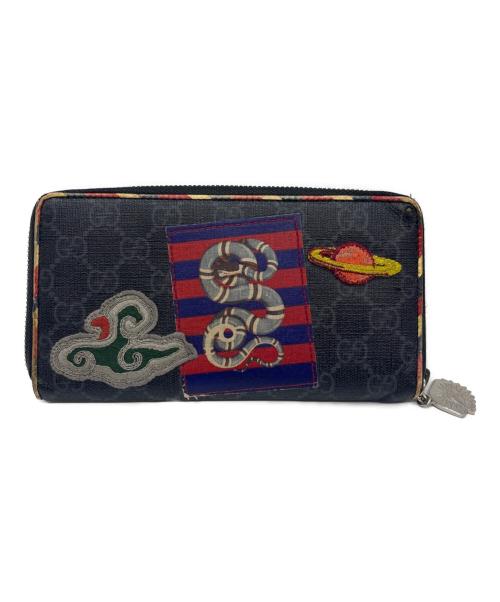 GUCCI（グッチ）GUCCI (グッチ) 長財布 ブラックの古着・服飾アイテム