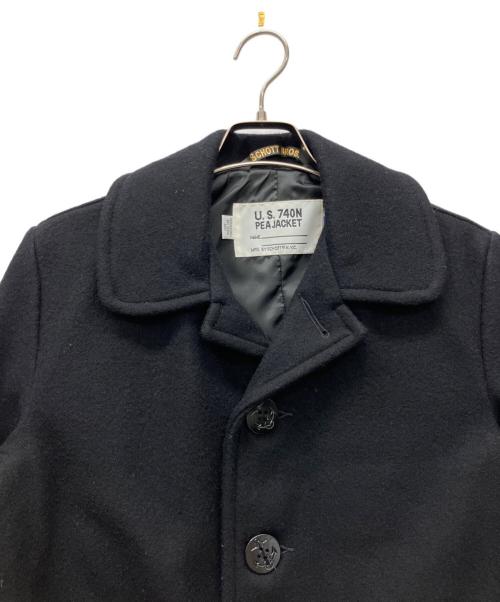 SCHOTT BROS.（ショットブロス）SCHOTT BROS. (ショットブロス) Pコート ブラック サイズ:36の古着・服飾アイテム