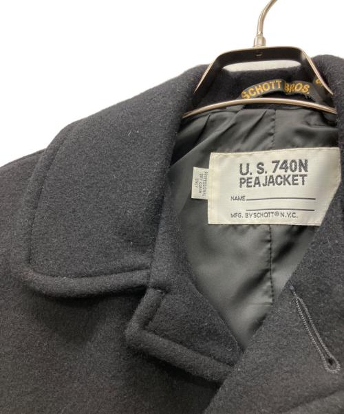 SCHOTT BROS.（ショットブロス）SCHOTT BROS. (ショットブロス) Pコート ブラック サイズ:36の古着・服飾アイテム