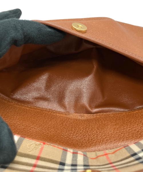 Burberry's（バーバリーズ）Burberry's (バーバリーズ) ショルダーバッグ ブラウンの古着・服飾アイテム