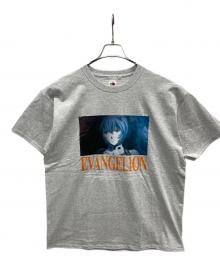 FRUIT OF THE LOOM×RADIO EVA（フルーツオブザルーム×ラヂオエヴァ）の古着「半袖カットソー」｜ライトグレー