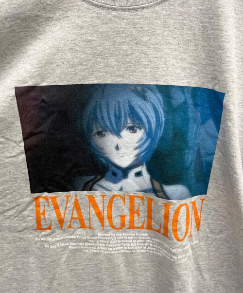FRUIT OF THE LOOM（フルーツオブザルーム）FRUIT OF THE LOOM (フルーツオブザルーム) RADIO EVA (ラヂオエヴァ) 半袖カットソー ライトグレー サイズ:XLの古着・服飾アイテム