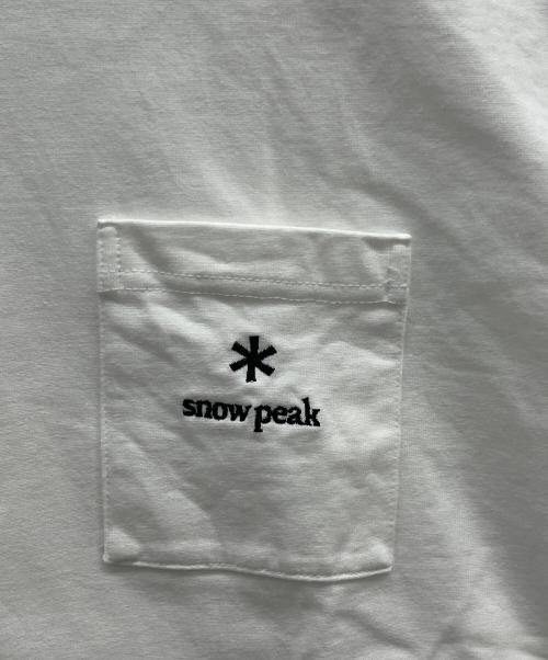 Snow peak（スノーピーク）Snow peak (スノーピーク) 半袖カットソー ホワイト サイズ:Lの古着・服飾アイテム