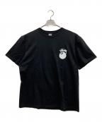 stussyステューシー）の古着「半袖カットソー」｜ブラック