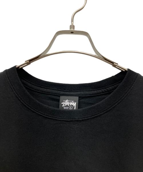 stussy（ステューシー）stussy (ステューシー) 半袖カットソー ブラック サイズ:SIZE Lの古着・服飾アイテム