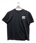 stussyステューシー）の古着「半袖カットソー」｜ブラック