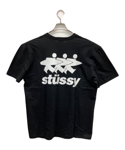 stussy（ステューシー）stussy (ステューシー) 半袖カットソー ブラック サイズ:Lの古着・服飾アイテム
