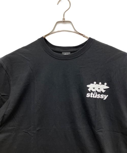 stussy（ステューシー）stussy (ステューシー) 半袖カットソー ブラック サイズ:Lの古着・服飾アイテム