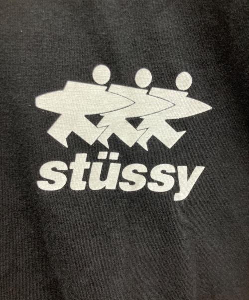 stussy（ステューシー）stussy (ステューシー) 半袖カットソー ブラック サイズ:Lの古着・服飾アイテム