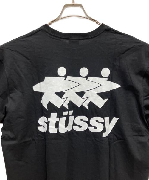 stussy（ステューシー）stussy (ステューシー) 半袖カットソー ブラック サイズ:Lの古着・服飾アイテム