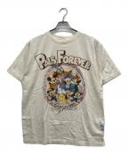 MUS×DISNEYエムユーエス×ディズニー）の古着「半袖カットソー」｜ベージュ