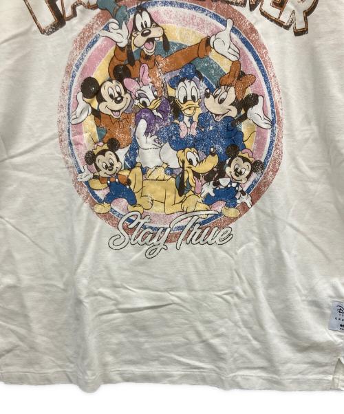 MUS（エムユーエス）MUS (エムユーエス) DISNEY (ディズニー) 半袖カットソー ベージュ サイズ:FREEの古着・服飾アイテム