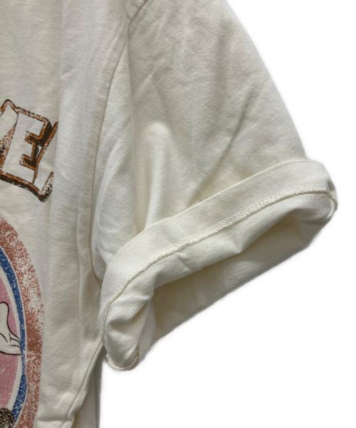 MUS（エムユーエス）MUS (エムユーエス) DISNEY (ディズニー) 半袖カットソー ベージュ サイズ:FREEの古着・服飾アイテム