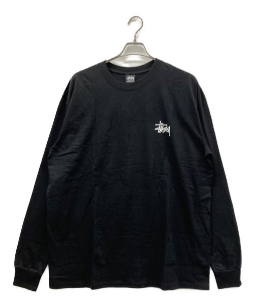 stussy（ステューシー）stussy (ステューシー) 長袖カットソー ブラック サイズ:XLの古着・服飾アイテム
