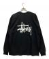 stussy（ステューシー）の古着「長袖カットソー」｜ブラック
