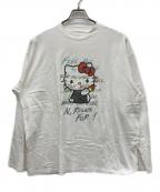 Ameri×HELLO KITTYアメリ×ハローキティ）の古着「長袖カットソー」｜ホワイト