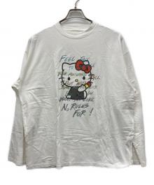 Ameri×HELLO KITTY（アメリ×ハローキティ）の古着「長袖カットソー」｜ホワイト