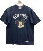 BACK TO THE FIELDバック トゥ ザ フィールド）の古着「半袖カットソー」｜ネイビー