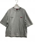 NANGAナンガ）の古着「別注刺繍Tシャツ」｜グレー