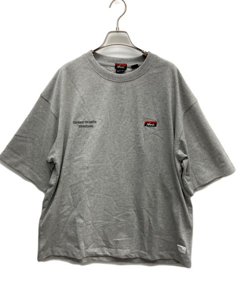 NANGA（ナンガ）NANGA (ナンガ) 別注刺繍Tシャツ グレー サイズ:XLの古着・服飾アイテム