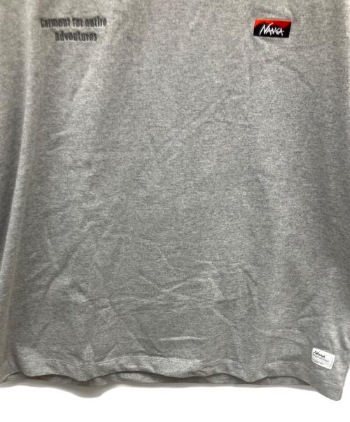 NANGA（ナンガ）NANGA (ナンガ) 別注刺繍Tシャツ グレー サイズ:XLの古着・服飾アイテム