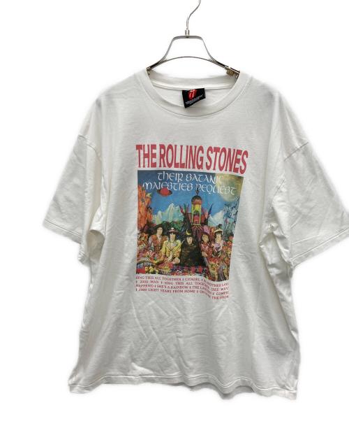 THE ROLLING STONES（ザ ローリングストーンズ）THE ROLLING STONES (ザ ローリングストーンズ) 半袖カットソー ホワイト サイズ:Lの古着・服飾アイテム