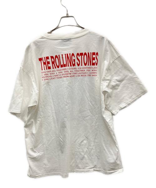 THE ROLLING STONES（ザ ローリングストーンズ）THE ROLLING STONES (ザ ローリングストーンズ) 半袖カットソー ホワイト サイズ:Lの古着・服飾アイテム