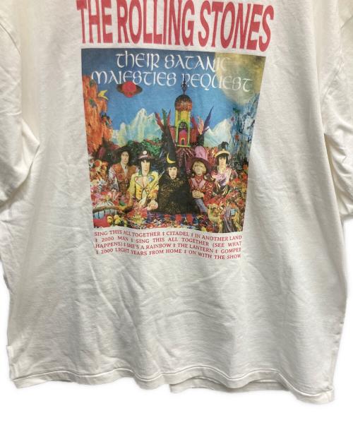 THE ROLLING STONES（ザ ローリングストーンズ）THE ROLLING STONES (ザ ローリングストーンズ) 半袖カットソー ホワイト サイズ:Lの古着・服飾アイテム
